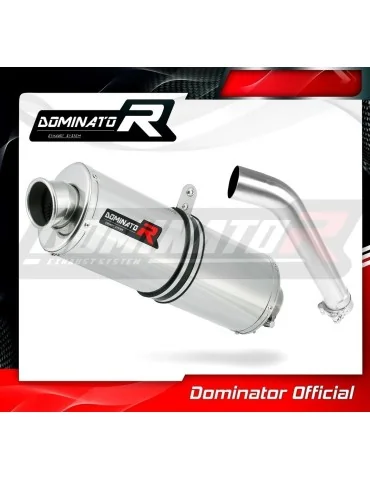Silencieux slip-on homologué Dominator OVAL pour BMW F850GS Adventure (2016-2020)