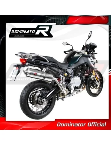 Silencieux slip-on homologué Dominator OVAL pour BMW F850GS Adventure (2016-2020)