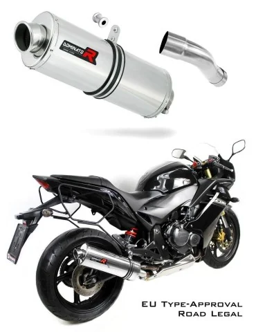 Silencieux slip-on homologué Dominator OVAL pour Honda CBR 600 F (2011-2015)