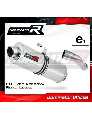 Silencieux slip-on homologué Dominator OVAL pour Honda CBR 600 F (2011-2015)