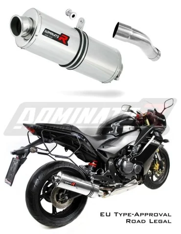 Silencieux slip-on homologué Dominator OVAL pour Honda CBR 600 F (2011-2015)