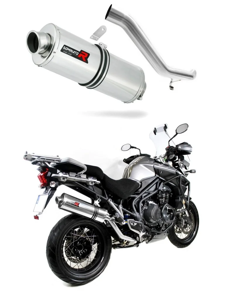 Silencieux slip-on Dominator OV pour Triumph Tiger Explorer 1200 (2012-2015)