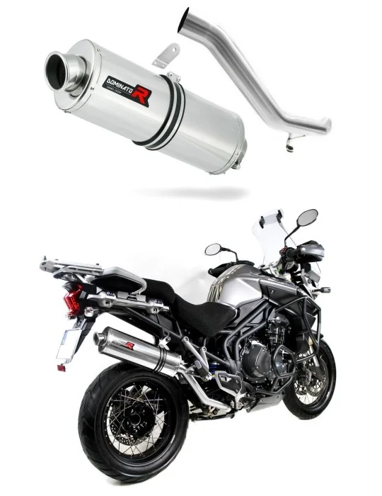 Silencieux slip-on Dominator OV pour Triumph Tiger Explorer 1200 (2012-2015)