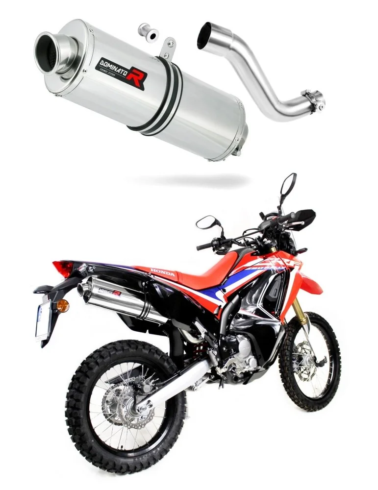 Silencieux slip-on Dominator OV pour Honda CRF 250 Rally (2017-2019)