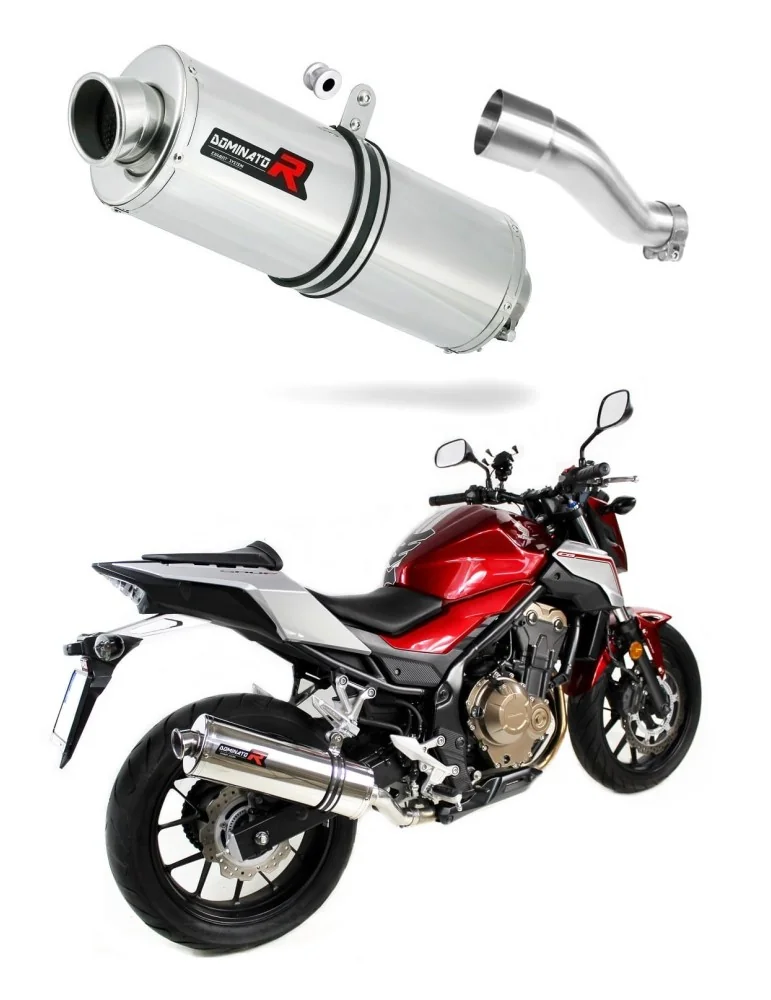 Silencieux slip-on Dominator OV pour Honda CB 500 F (2016-2019)