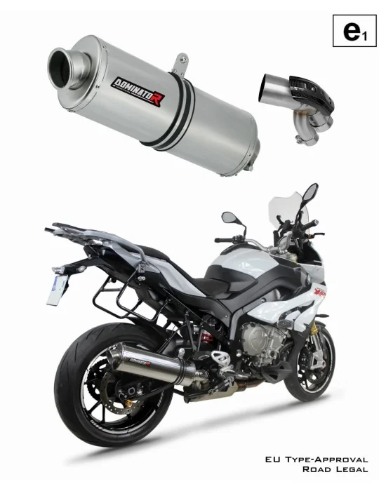 Silencieux slip-on homologué Dominator OVAL pour BMW S1000XR (2015-2019)