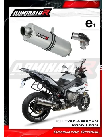 Silencieux slip-on homologué Dominator OVAL pour BMW S1000XR (2015-2019)