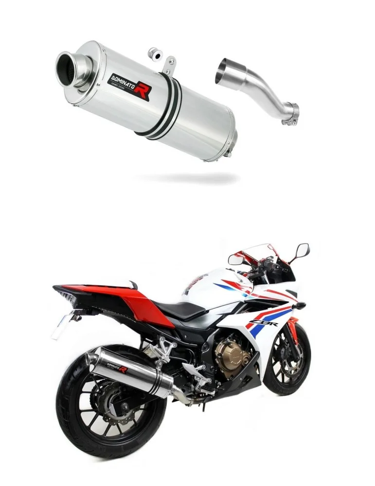 Silencieux slip-on Dominator OV pour Honda CBR 500 R (2016-2024)