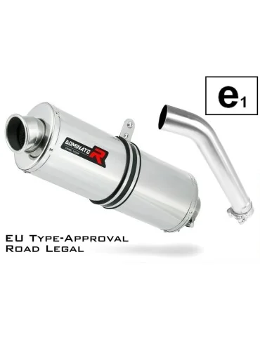 Silencieux slip-on homologué Dominator OVAL pour BMW F750GS (2016-2020)