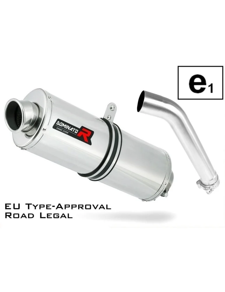 Silencieux slip-on homologué Dominator OVAL pour BMW F750GS (2016-2020)