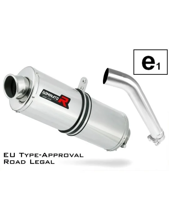 Silencieux slip-on homologué Dominator OVAL pour BMW F750GS (2016-2020)