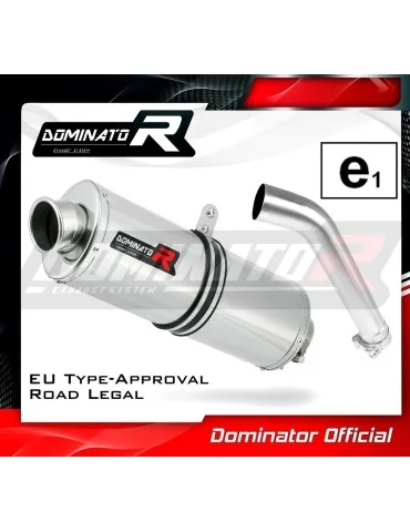 Silencieux slip-on homologué Dominator OVAL pour BMW F750GS (2016-2020)
