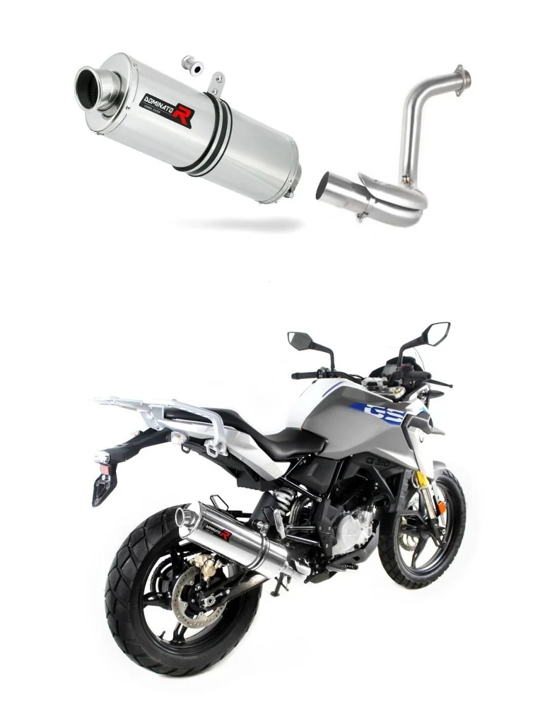Silencieux slip-on Dominator OV pour BMW G310GS (2016-2024)