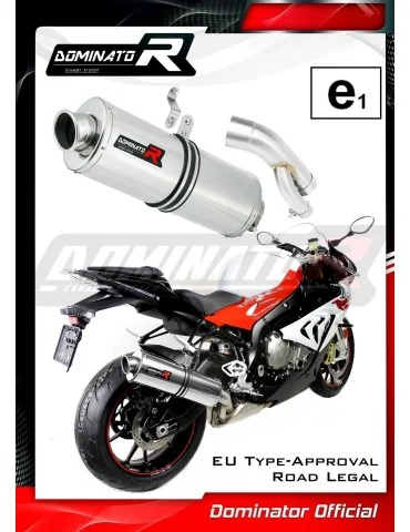 Silencieux slip-on homologué Dominator OVAL pour BMW S1000RR (2017-2018)