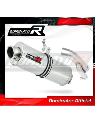 Silencieux slip-on homologué Dominator OVAL pour BMW S1000RR (2017-2018)