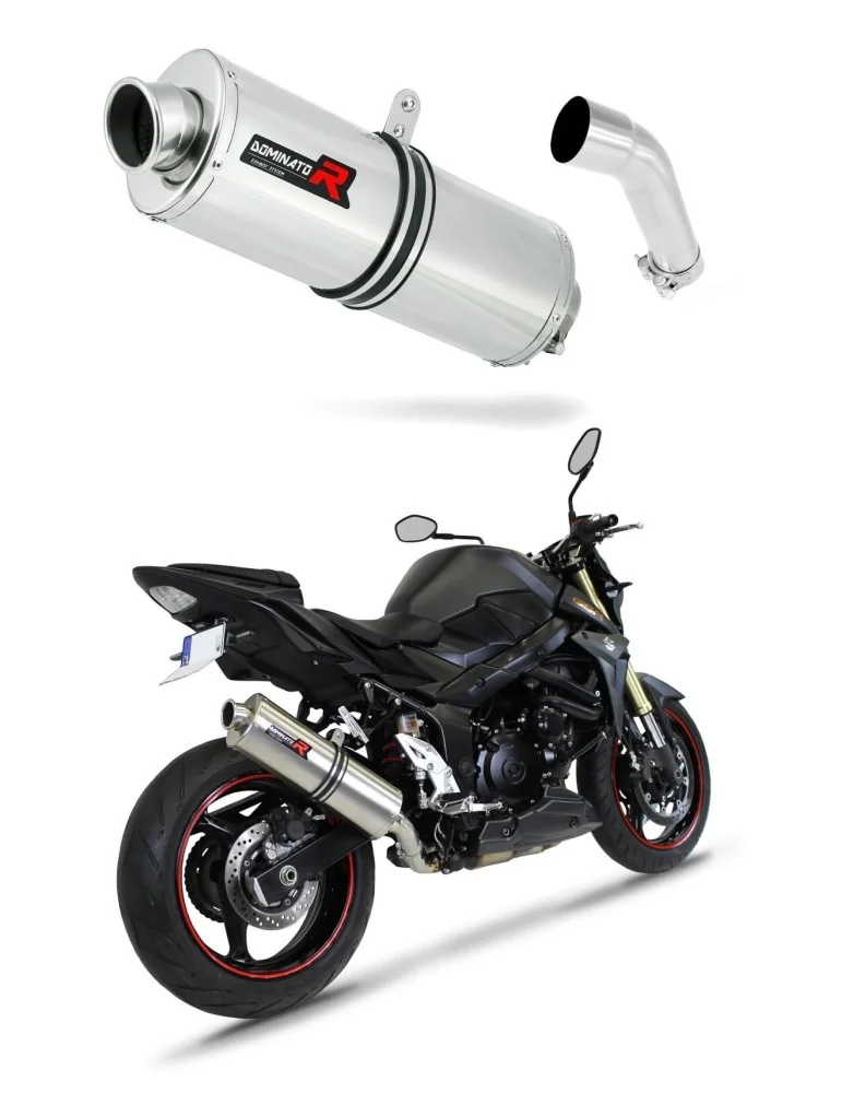 Silencieux slip-on Dominator OV pour Suzuki GSR 750 (2011-2016)