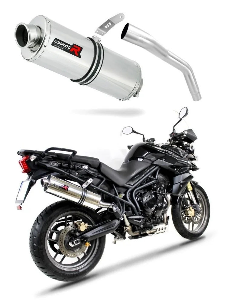 Silencieux slip-on Dominator OV pour Triumph Tiger 800 XC XR (2015-2017)