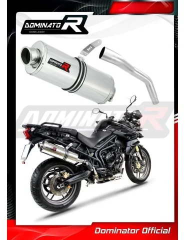 Silencieux slip-on Dominator OV pour Triumph Tiger 800 XC XR (2015-2017)