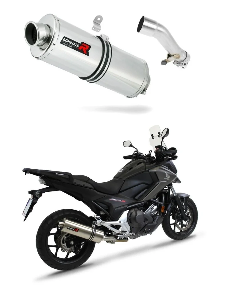Silencieux slip-on Dominator OV pour Honda NC 700 / 750 X (2012-2020)