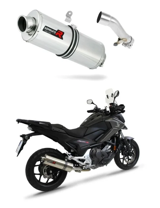 Silencieux slip-on Dominator OV pour Honda NC 700 / 750 X (2012-2020)