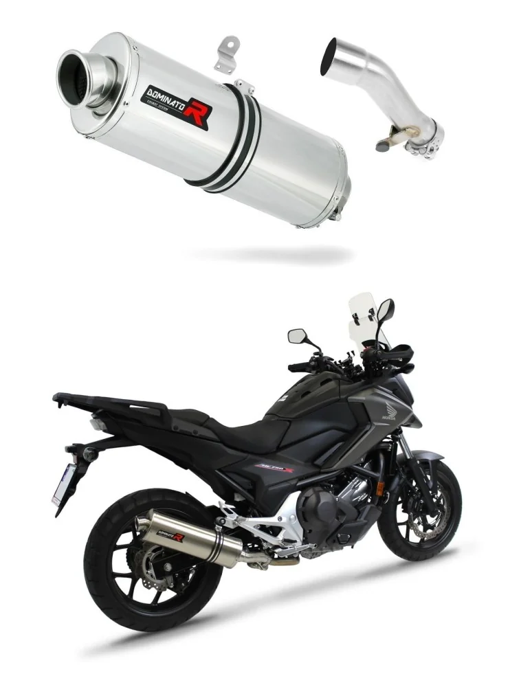 Silencieux slip-on Dominator OV pour Honda NC 700 / 750 S (2012-2020)