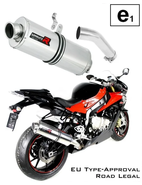 Silencieux slip-on homologué Dominator OVAL pour BMW S1000RR (2015-2016)