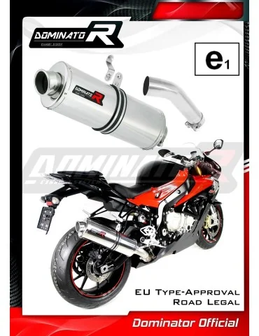 Silencieux slip-on homologué Dominator OVAL pour BMW S1000RR (2015-2016)
