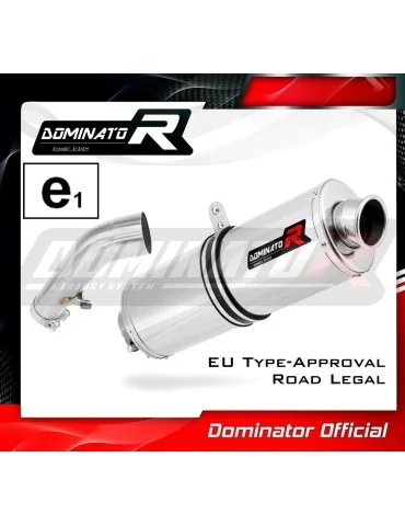 Silencieux slip-on homologué Dominator OVAL pour BMW R1200ST (2004-2009)