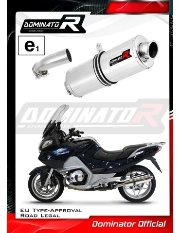 Silencieux slip-on homologué Dominator OVAL pour BMW R1200RT (2010-2013)