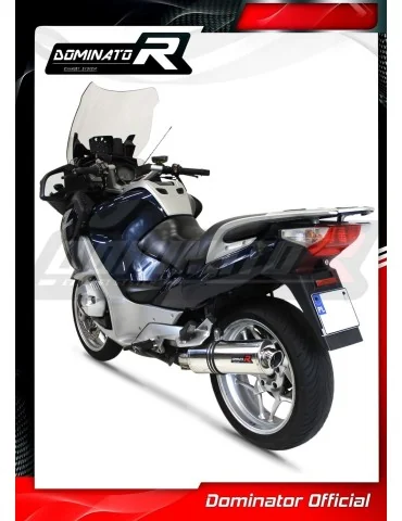 Silencieux slip-on homologué Dominator OVAL pour BMW R1200RT (2010-2013)