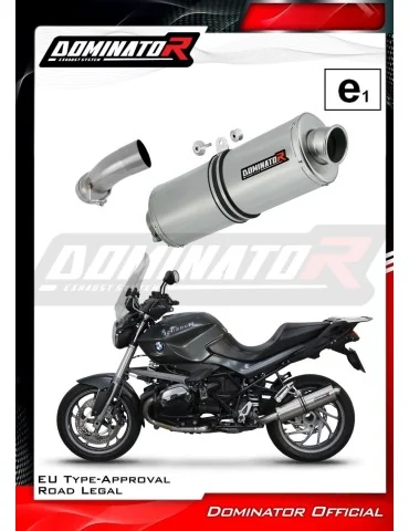 Silencieux slip-on homologué Dominator OV pour BMW R1200R (2010-2014)