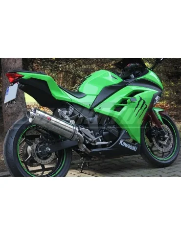 Silencieux slip-on Dominator OV pour Kawasaki ZX3R ZX 300R
