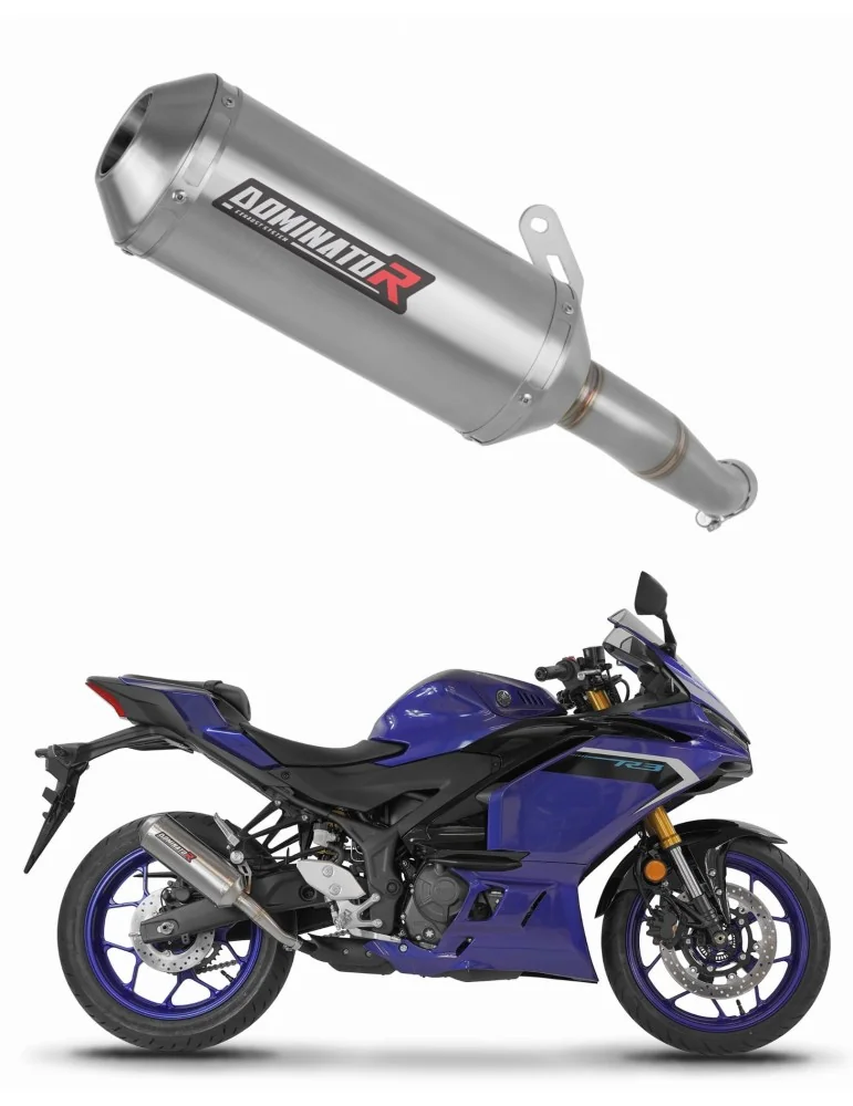 Silencieux slip-on Dominator OV G2 pour Yamaha YZF-R3 (2025-2026)