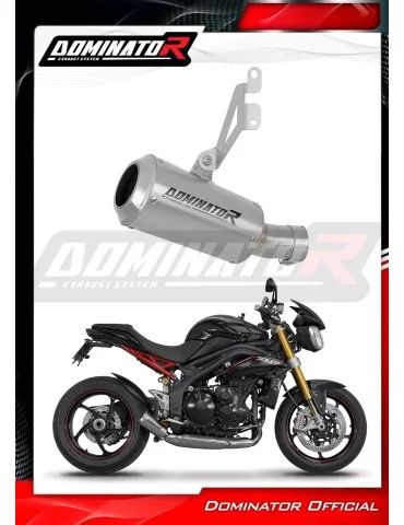 Silencieux slip-on Dominator GPS pour Triumph Speed Triple 1050 Low Level (2011-2016)
