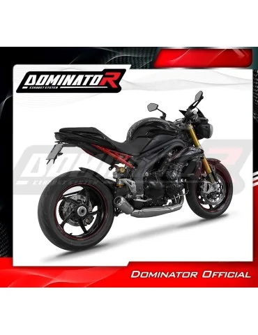 Silencieux slip-on Dominator GPS pour Triumph Speed Triple 1050 Low Level (2011-2016)