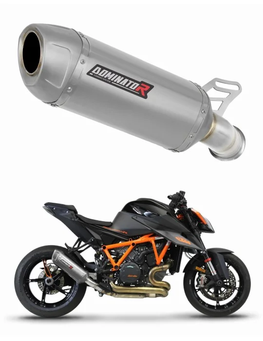 Silencieux slip-on Dominator S6 pour KTM 1290/1390 Super Duke (2020-2025)