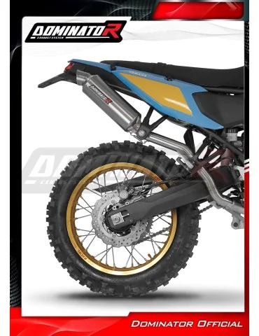 Silencieux slip-on Dominator GPF pour Yamaha Tenere 700 Hi Level (2025-2026)