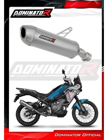 Silencieux slip-on Dominator S6 pour CF Moto 450 MT (2025-2026)