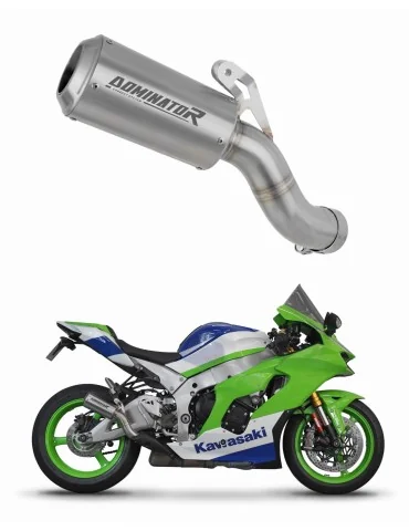 Silencieux slip-on Dominator GPS pour Kawasaki ZX10R / RR (2021-2025)