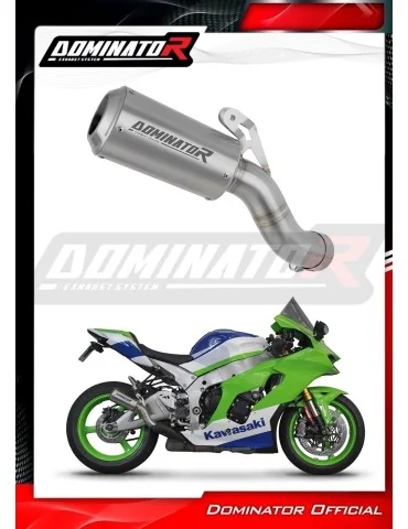 Silencieux slip-on Dominator GPS pour Kawasaki ZX10R / RR (2021-2025)