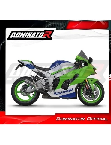 Silencieux slip-on Dominator GPS pour Kawasaki ZX10R / RR (2021-2025)