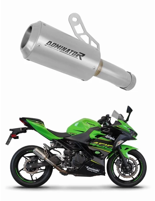 Silencieux slip-on Dominator GPS pour Kawasaki Ninja 400 (2018-2023)
