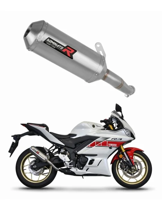 Silencieux slip-on Dominator OV G2 pour Yamaha YZF-R3 (2019-2024)