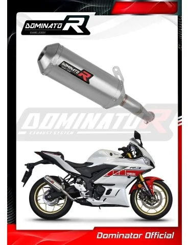 Silencieux slip-on Dominator OV G2 pour Yamaha YZF-R3 (2019-2024)