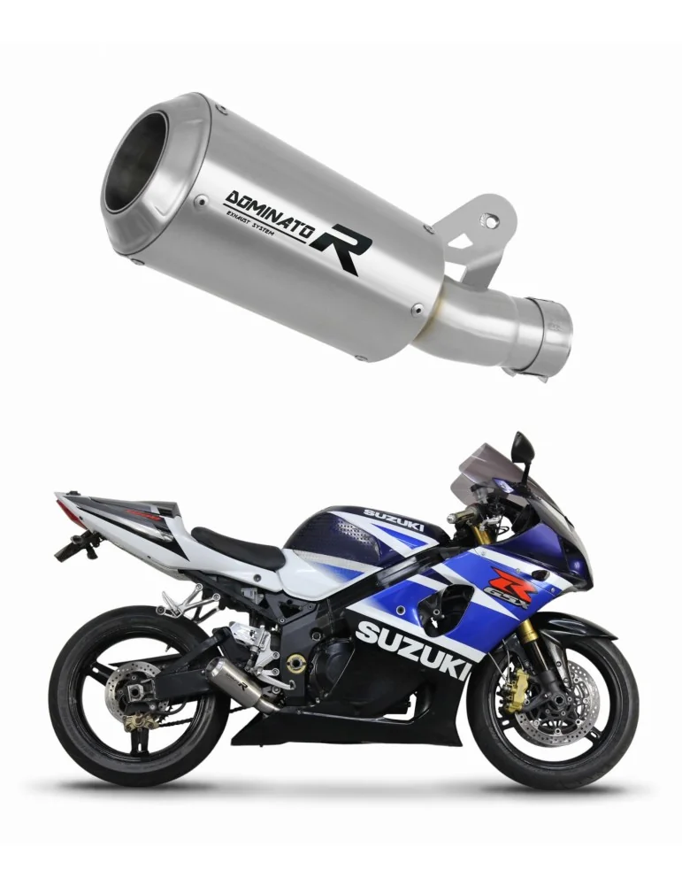 Silencieux slip-on Dominator GPS pour Suzuki GSXR 1000 K1 - K4 (2001-2004)