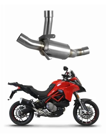 Tube central de liaison inox Dominator EX pour Ducati Multistrada 950 / 950 S (2017-2020)