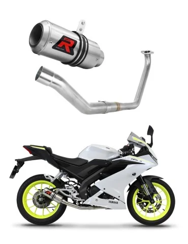 Ligne d'échappement complète inox Dominator GP pour Yamaha YZF R125 (2019-2020)