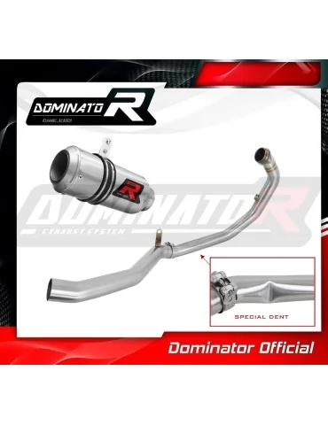 Ligne d'échappement complète inox Dominator GP pour KTM 390 Duke (2021-2023)