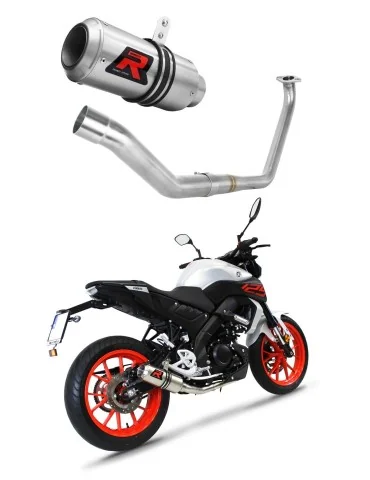 Ligne d'échappement complète inox Dominator GP pour Yamaha MT 125 (2020)