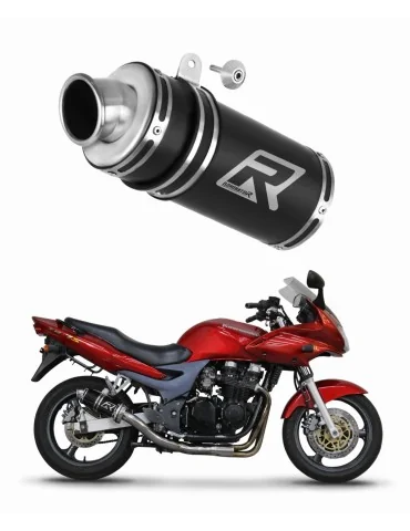 Silencieux bolt-on Dominator GP1 Noir pour Kawasaki ZR7 / ZR7S (1999-2004)